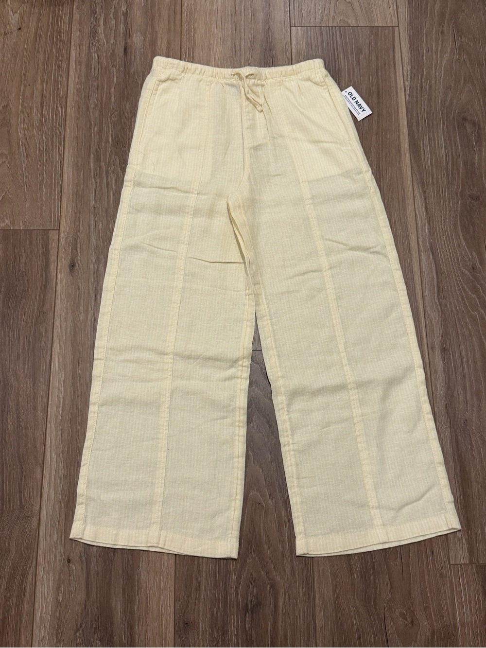 NWT - Old Navy Girls Yellow Linen Style Pants